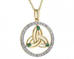 14k Trinity Knot Pendant