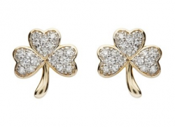 Diamond Shamrock Earrings