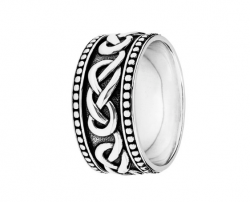 Gents Silver Celtic Ring - Irish Jewellery